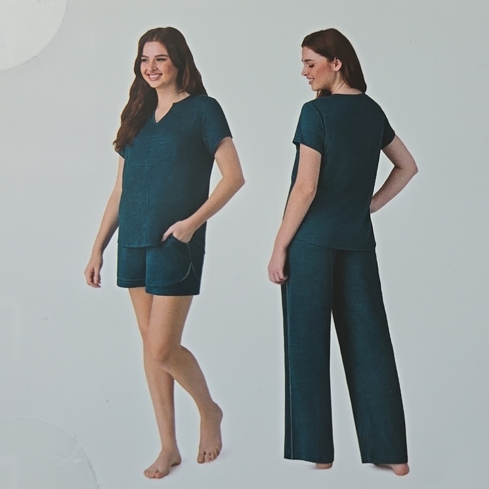 Midnight Carole Hochman 3-Piece Pajama Set - Picture 2 of 8